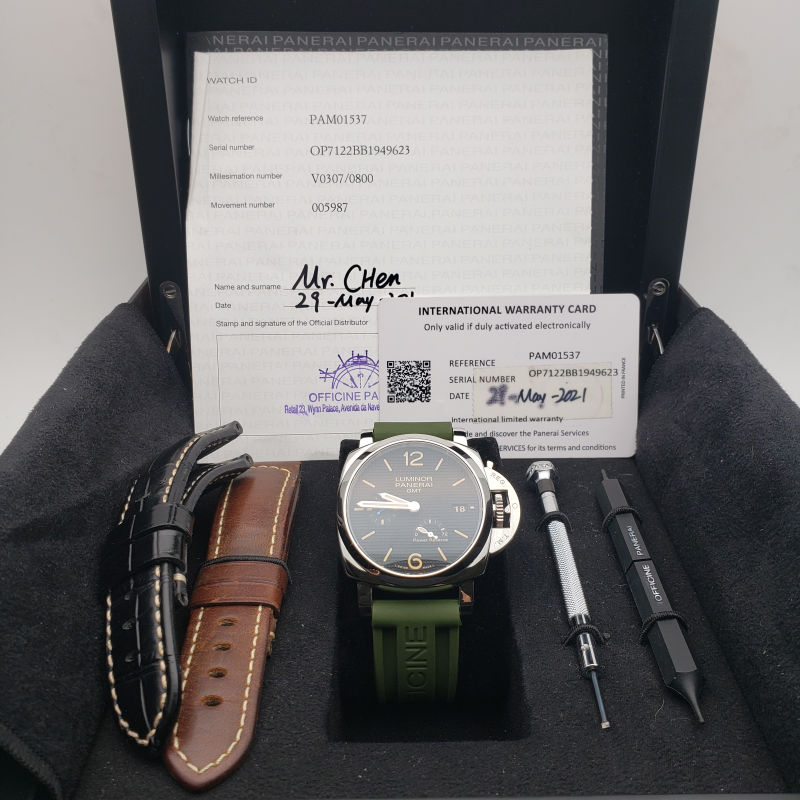 Panerai Luminor 1950 3 Days GMT Power Reserve Automatic PAM01537 